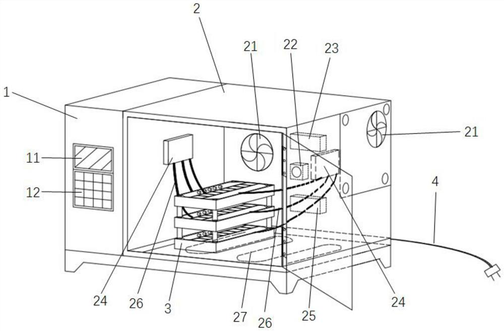 A durability test system for concrete repair agent