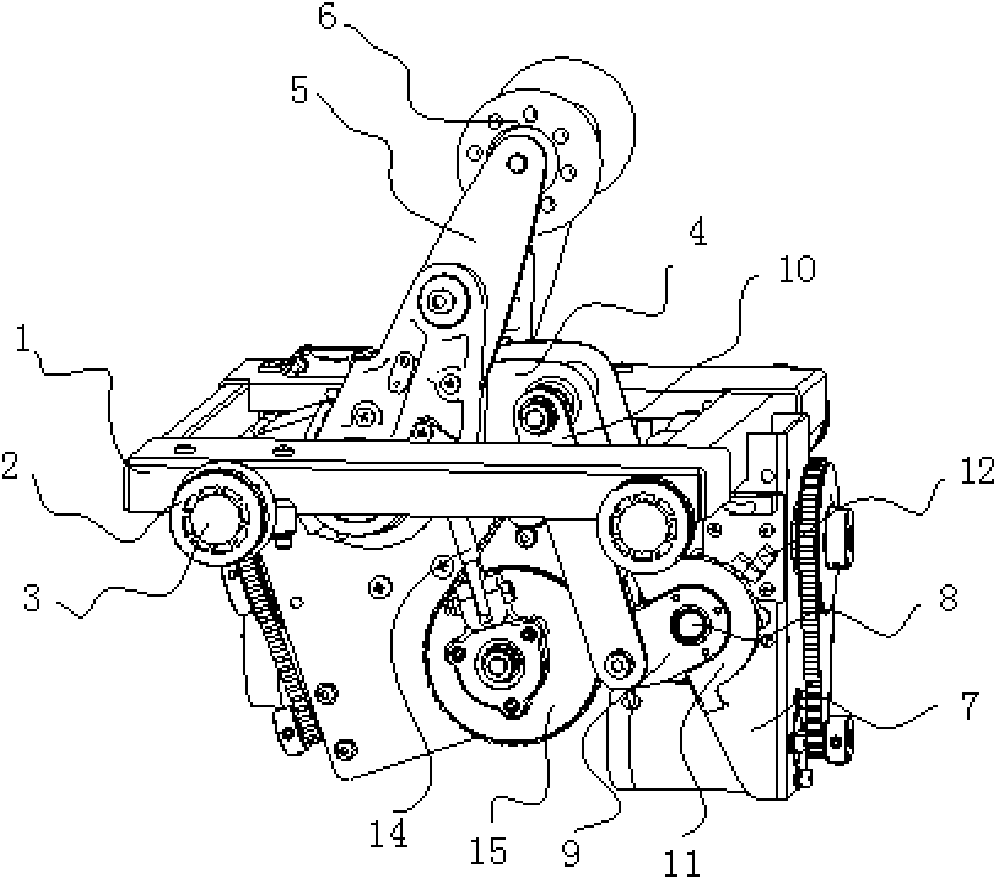 Cassette mechanism structure of massage chair