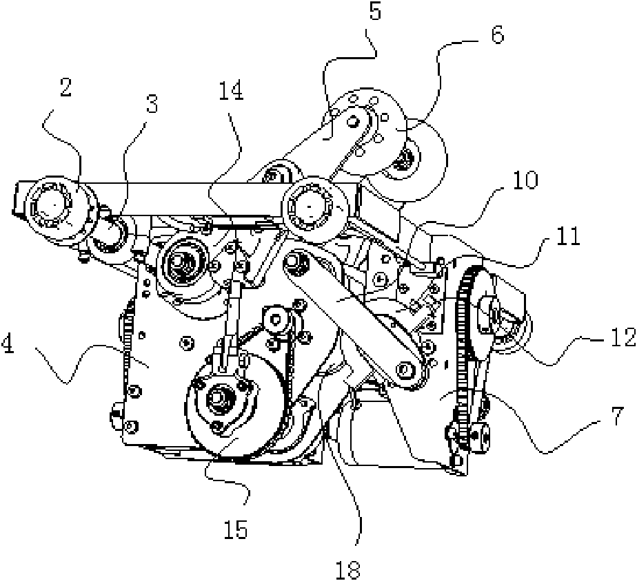 Cassette mechanism structure of massage chair