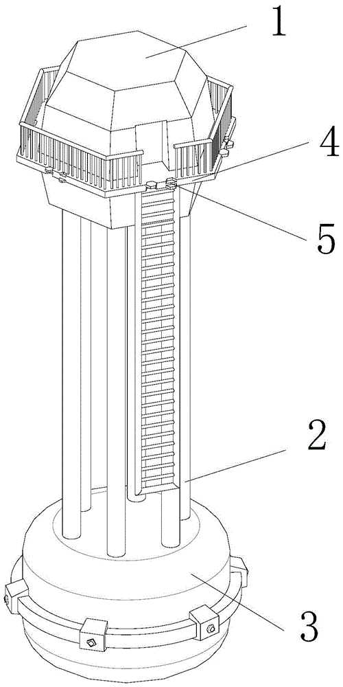 A multifunctional integrated marine platform device and system