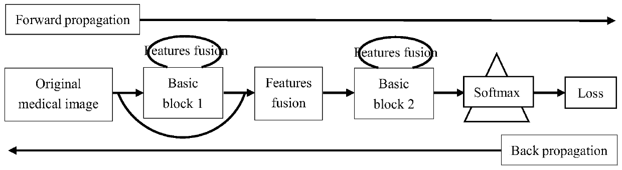 Medical image segmentation network based on dual interleaving