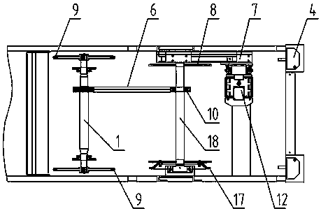 Driving device for escalator or moving sidewalk