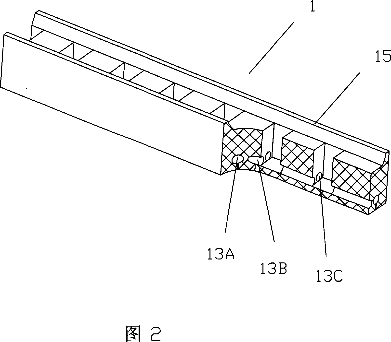 Bending-resistant flexible neon tube lamp