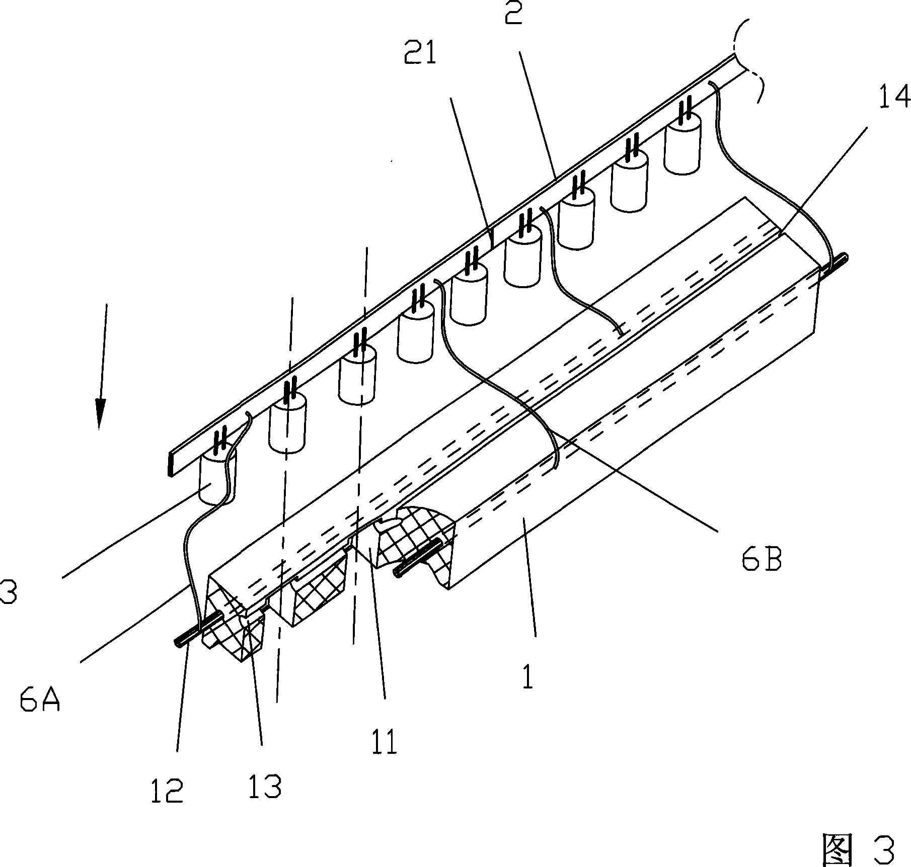 Bending-resistant flexible neon tube lamp