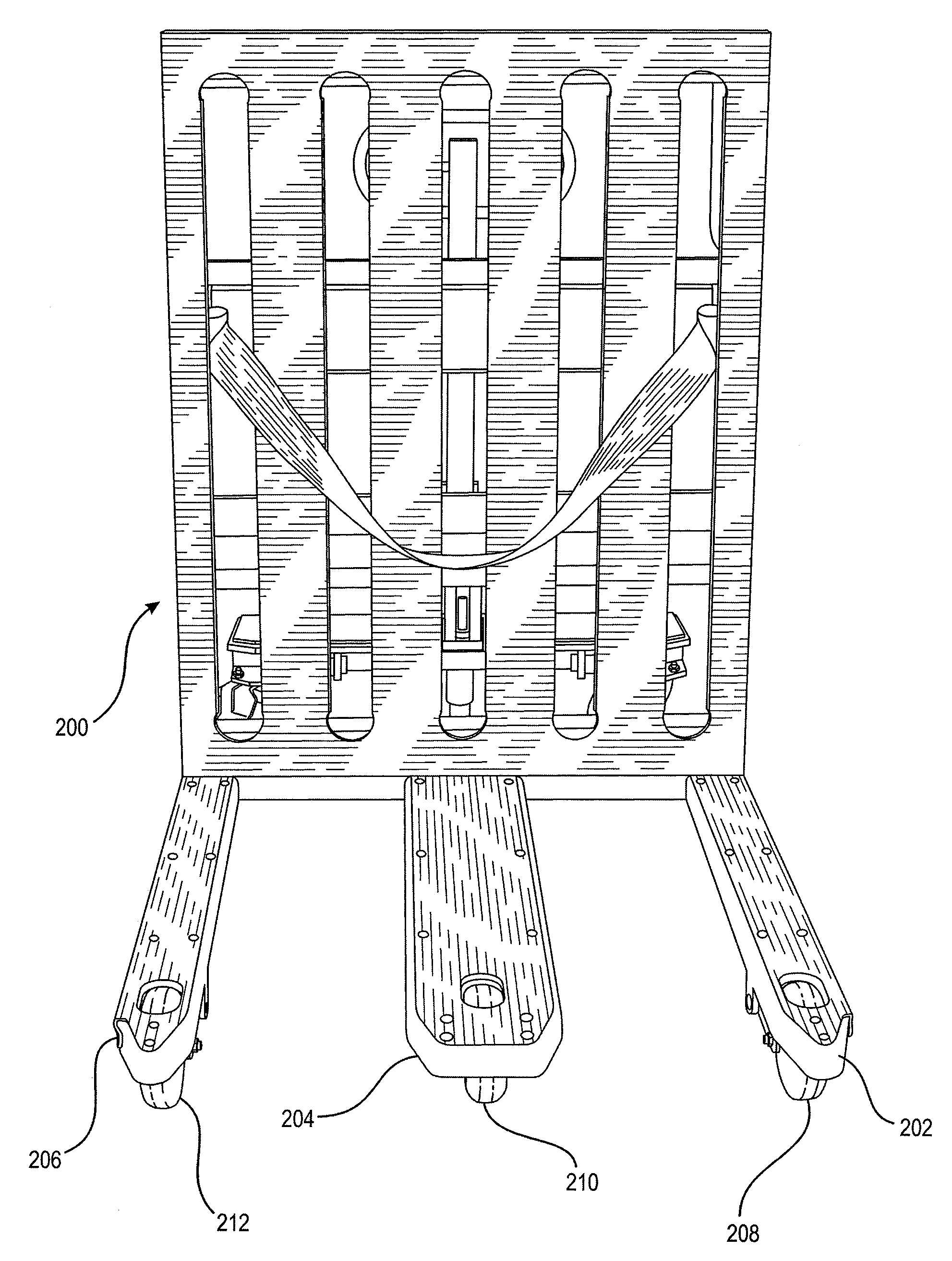 Pallet jack system and method for the transportation of stackable packaged goods pallets