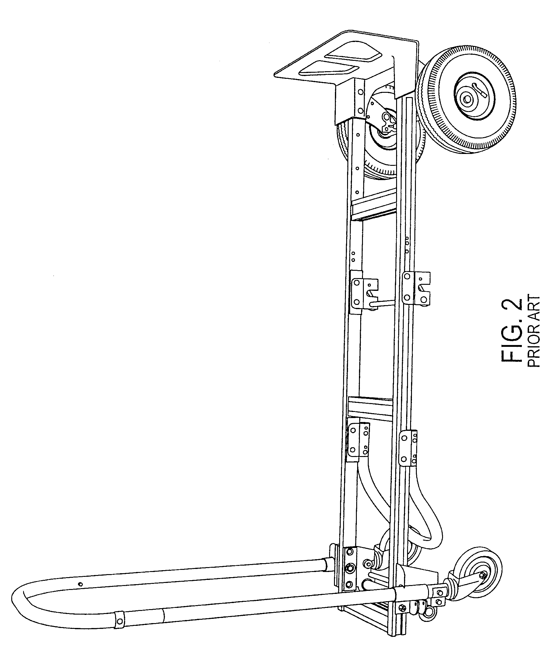 Pallet jack system and method for the transportation of stackable packaged goods pallets