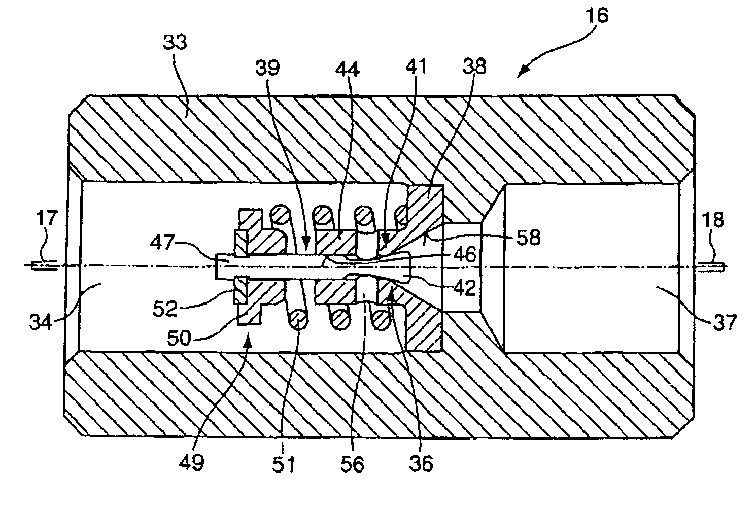 Expansion valve and method for its control