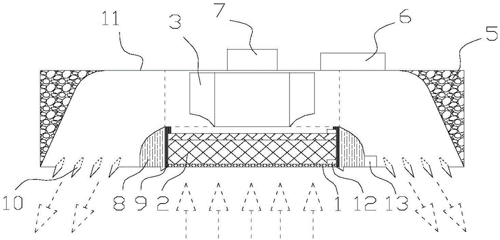 Air returning type fan filter unit (FFU) below ceiling