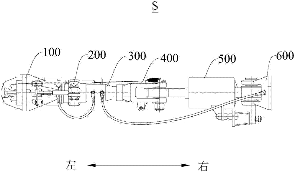 Coupler assembly and straddle-type railway train with same