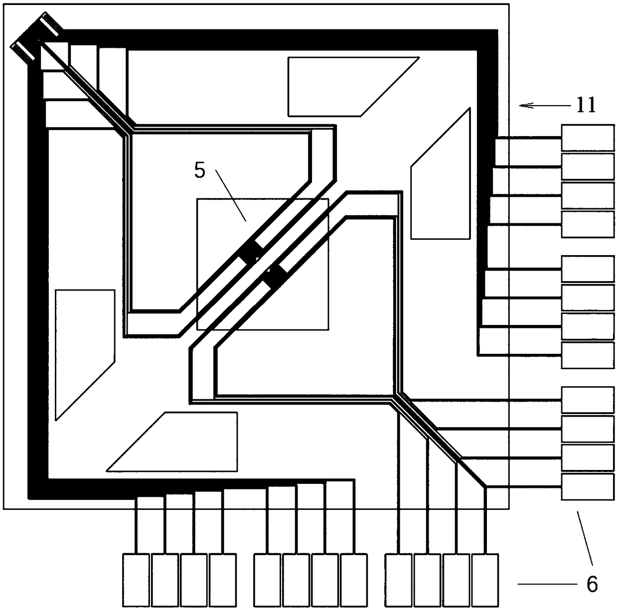 Device for measuring thermal conductivity of film with steady-state method