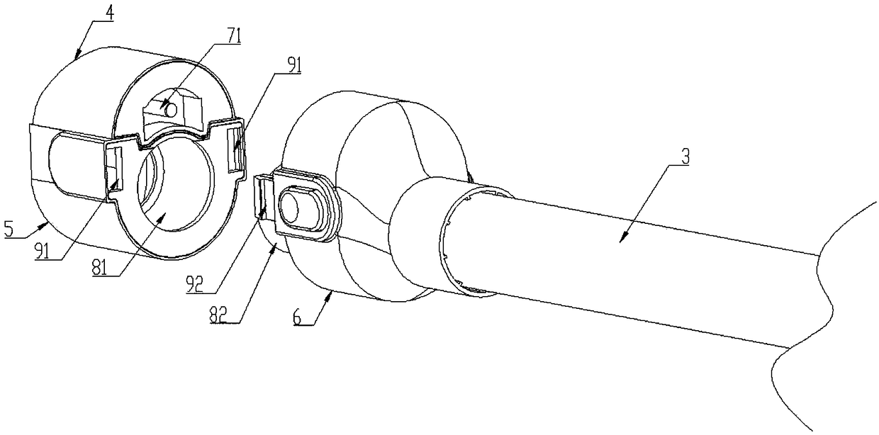 Assembly structure for dust collector and dust collector