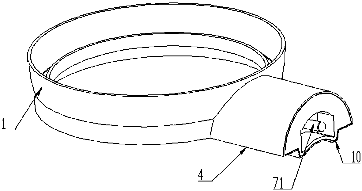 Assembly structure for dust collector and dust collector