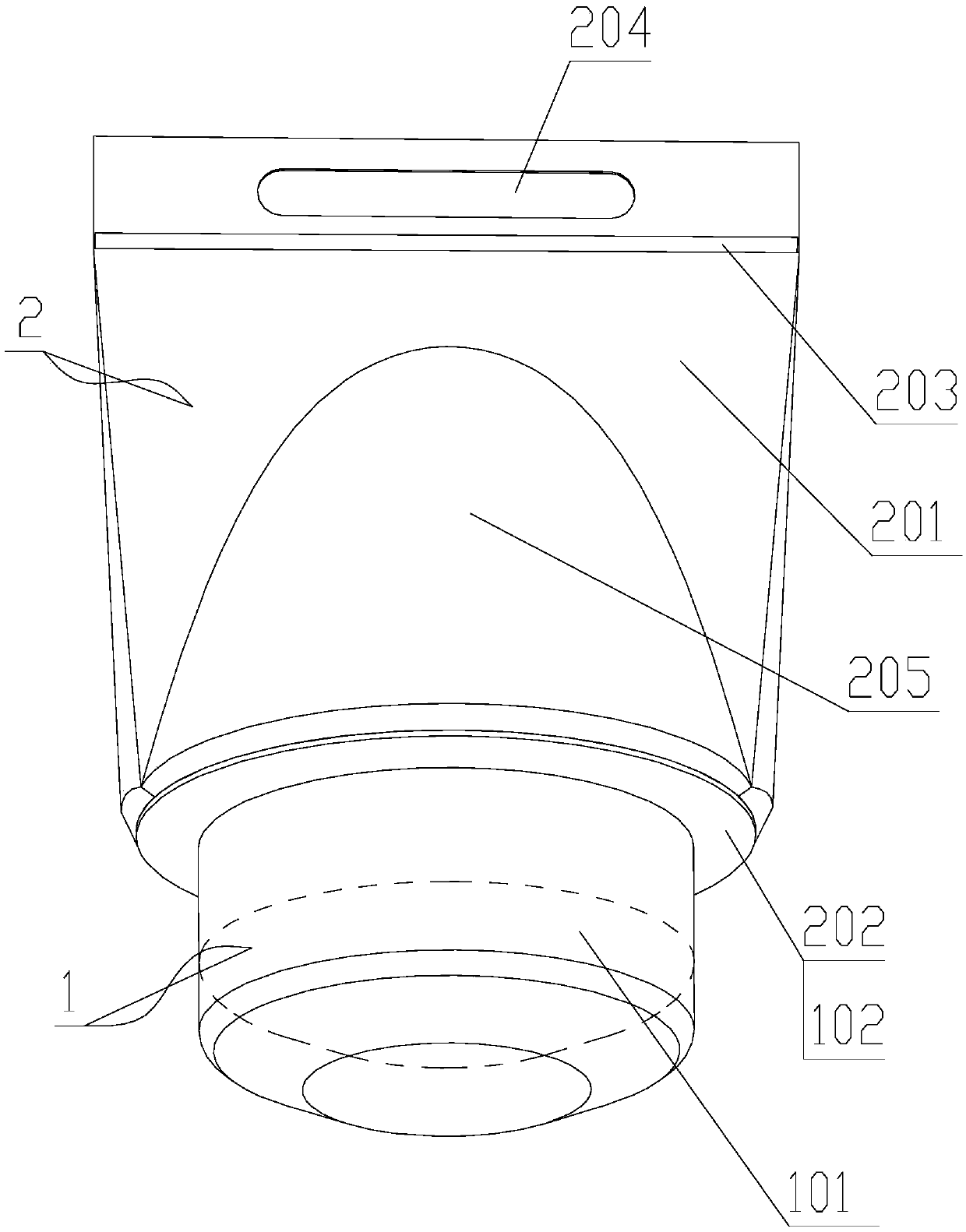 Synthetic packaging box