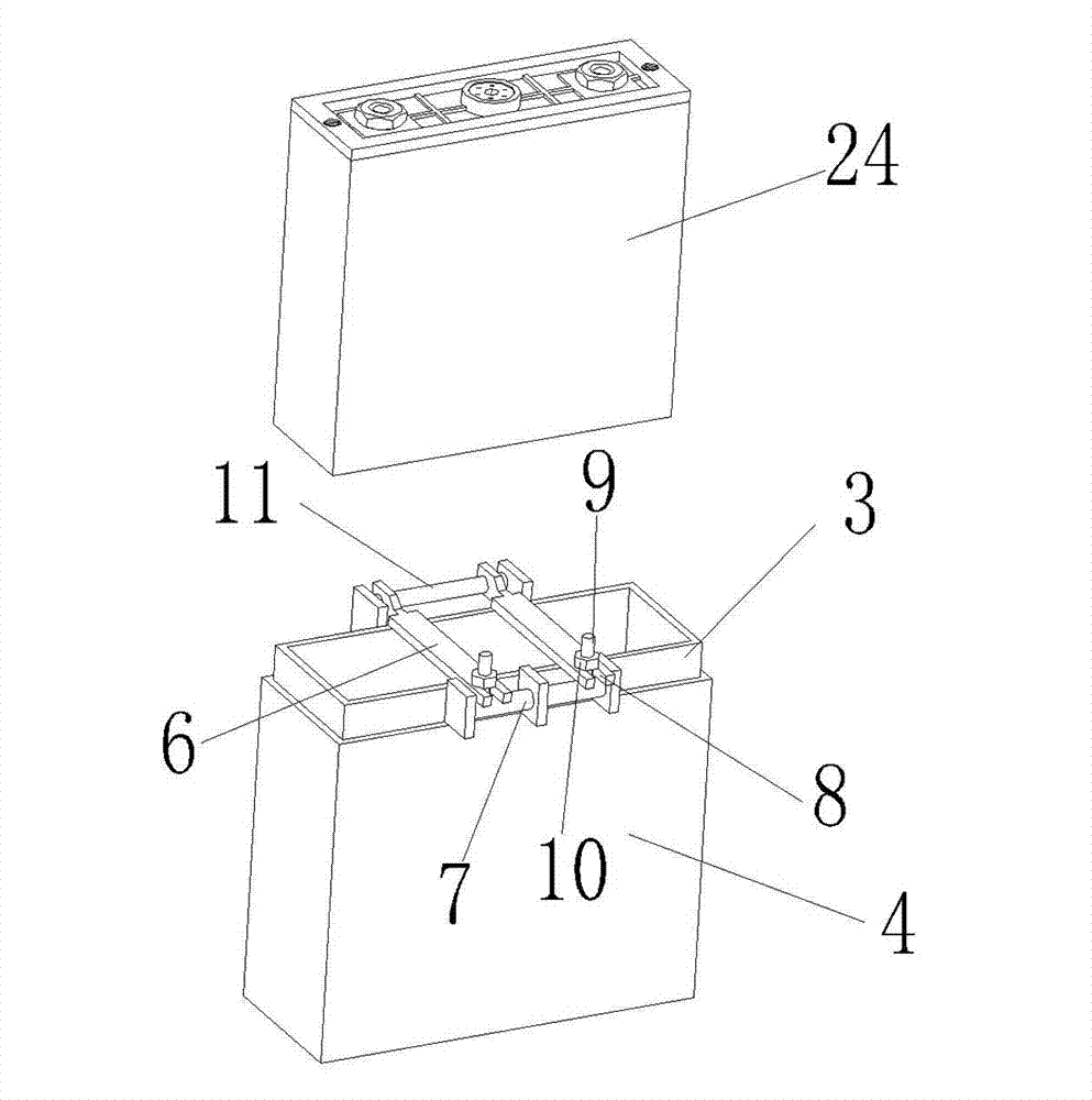 Safety device for formation and sub-capacity of lithium ion battery