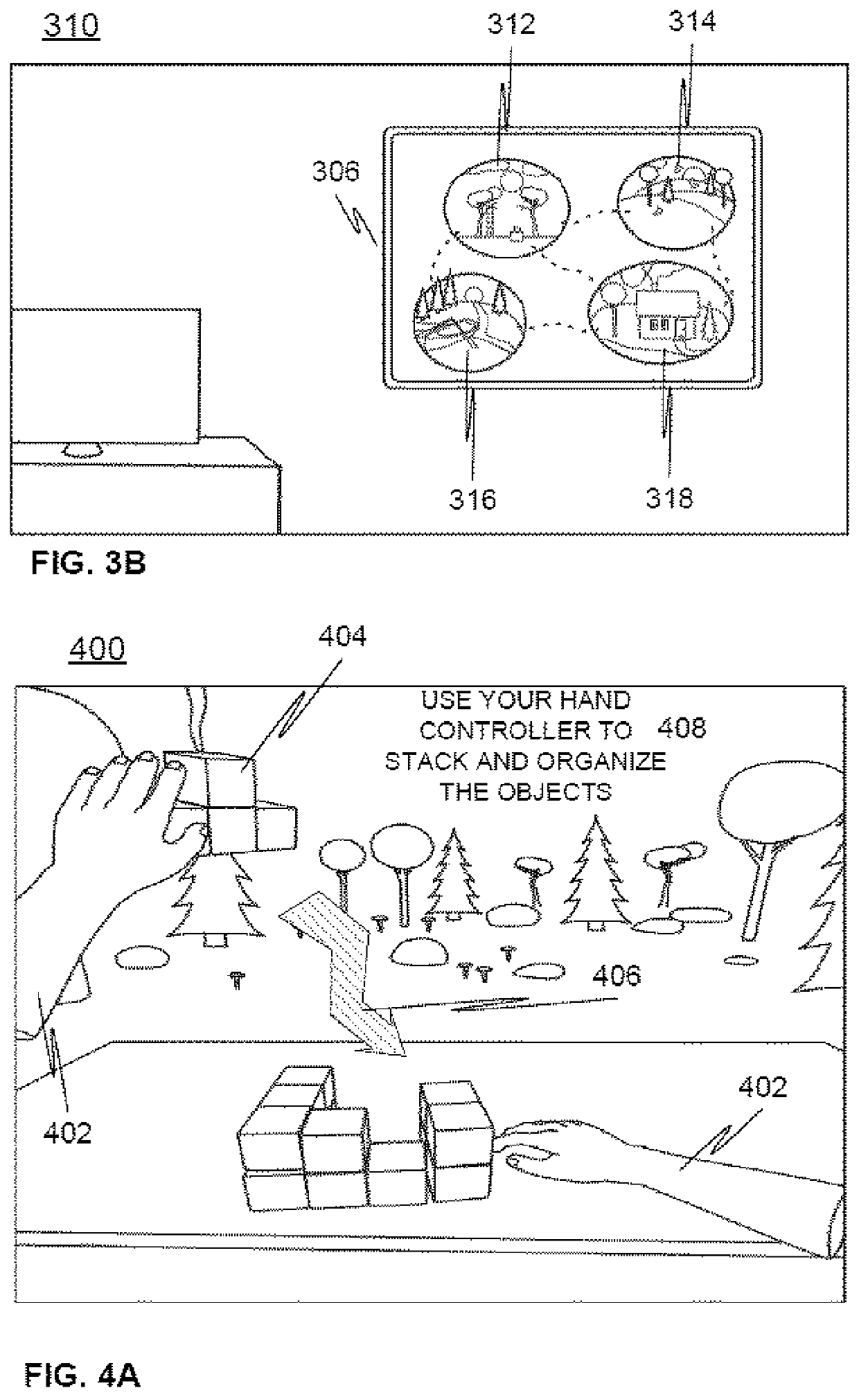 Electronic arrangement for therapeutic interventions utilizing virtual or augmented reality and related method