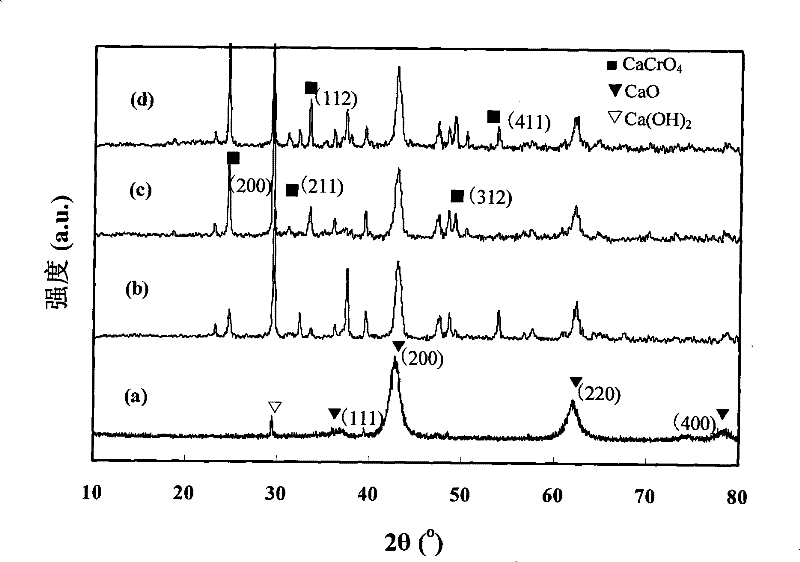 Efficient CrOx/mesoporous CaO catalyst for preparing isobutene by oxidative dehydrogenation of iso-butane and preparation method thereof