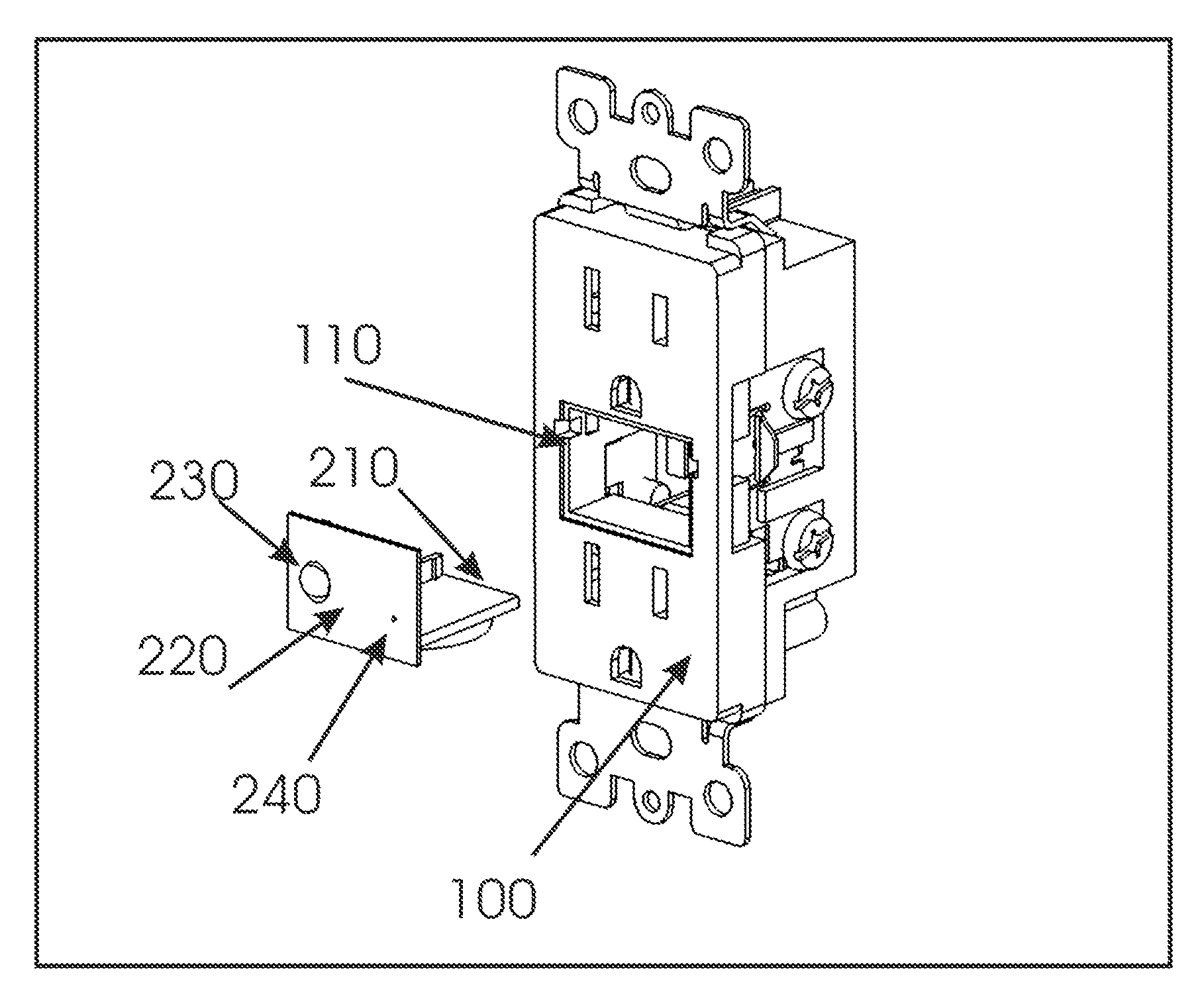 Configurable safety light receptacle