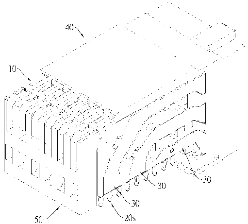 Socket electric connector restraining crosstalk