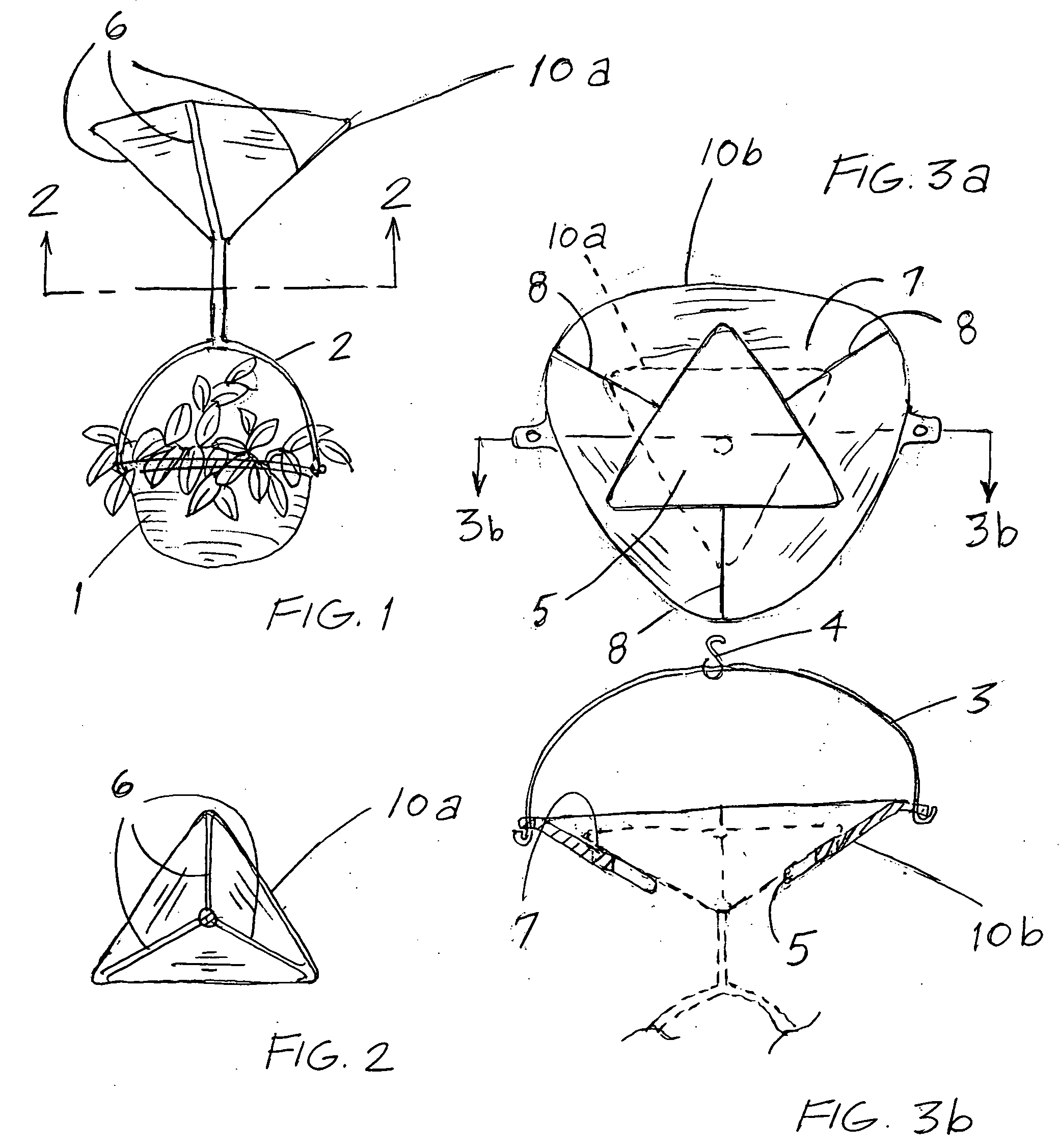 Bird and animal feeder arrangement and article hanging method