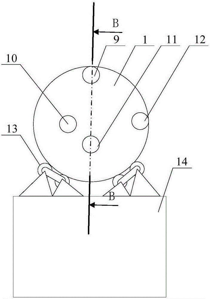 Modification process and device for hot molten copper slag