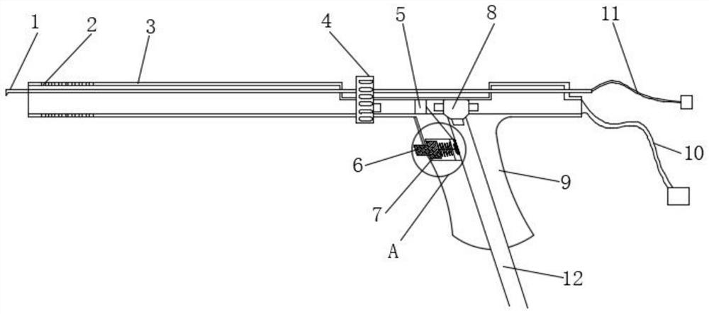 Laparoscope multifunctional electrocoagulation dissection flushing and sucking device