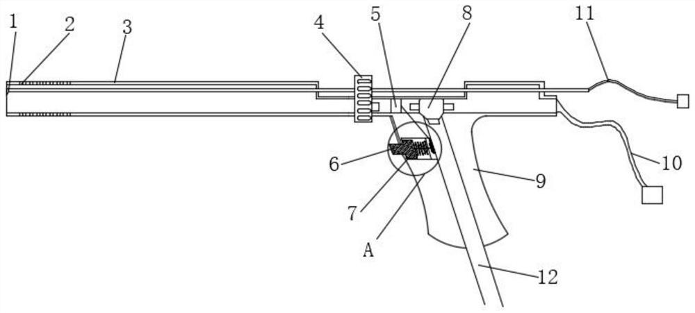 Laparoscope multifunctional electrocoagulation dissection flushing and sucking device