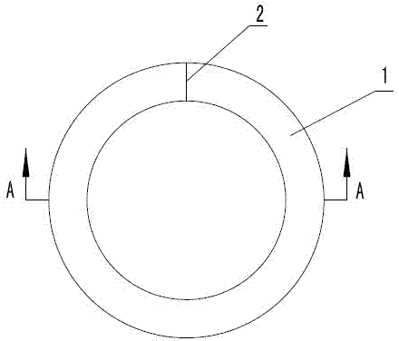 U-shaped ring for gas producer and manufacturing technology of U-shaped ring