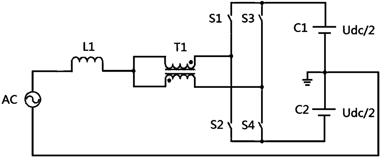 Bridgeless power factor correction (PFC) circuit