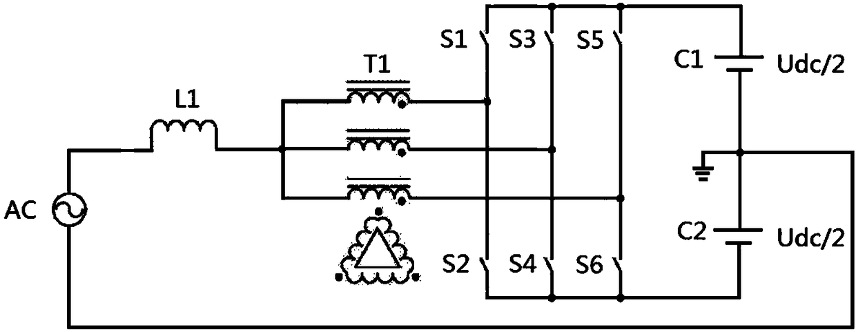 Bridgeless power factor correction (PFC) circuit