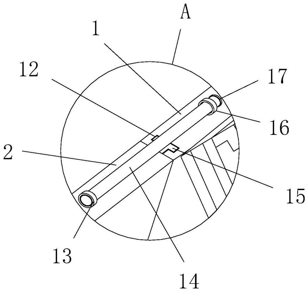 Display board having splicing structure and used for information technology teaching