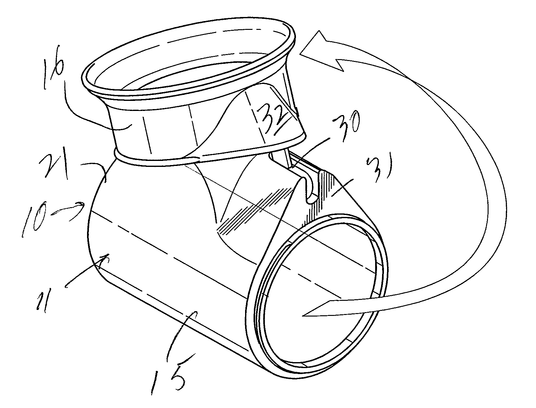 Eye cup night filter attachment and mounting device