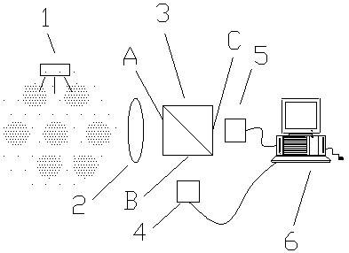 Blurring image processing-based dynamic grain measuring device and method