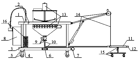 Intelligent concrete conveying vehicle for building construction