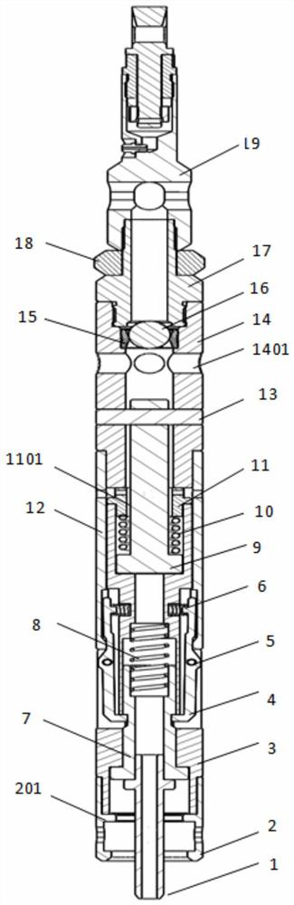 Fisher appliable to geological exploration and used for jaw-type rope coring drilling tool