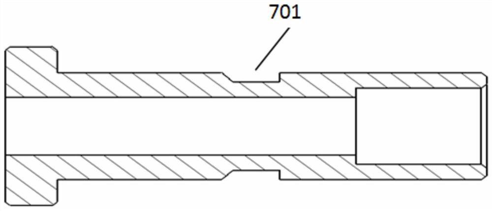 Fisher appliable to geological exploration and used for jaw-type rope coring drilling tool