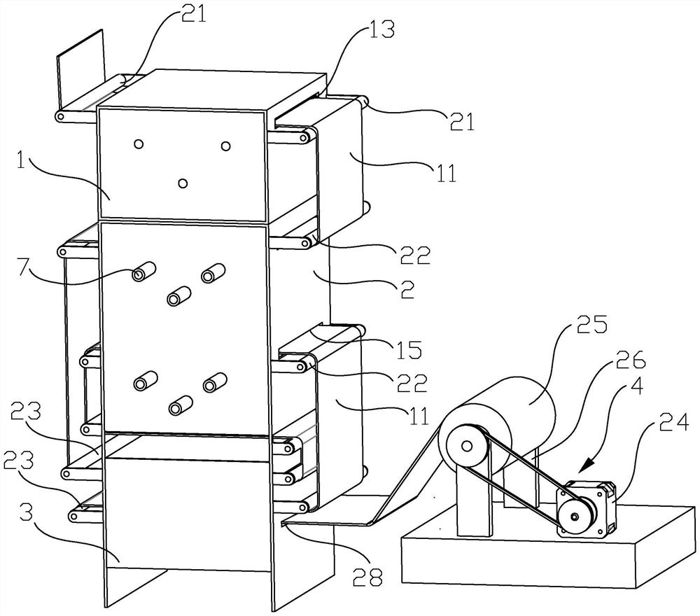 Full-automatic product printing and dyeing production line and production process thereof