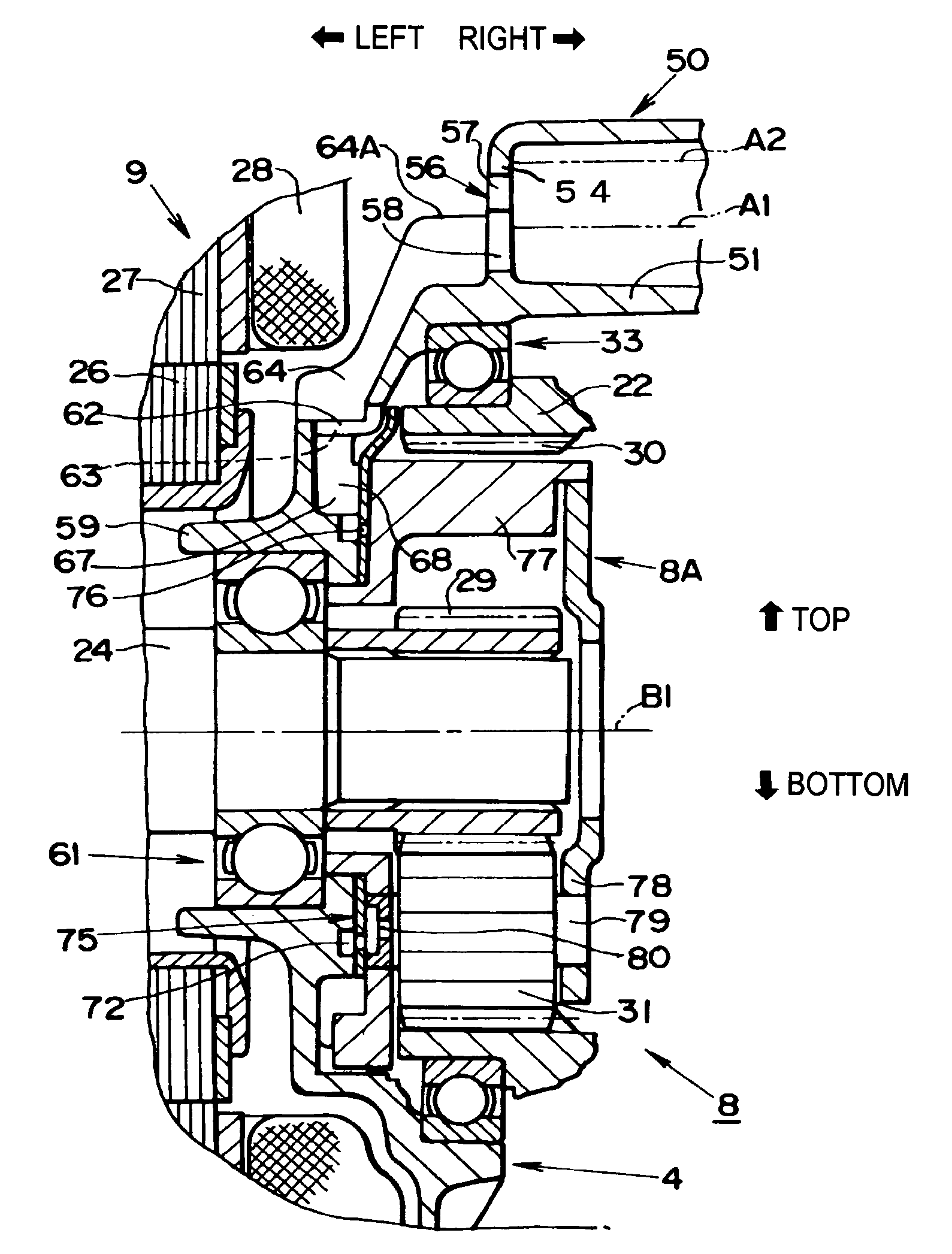 Oil feeding device