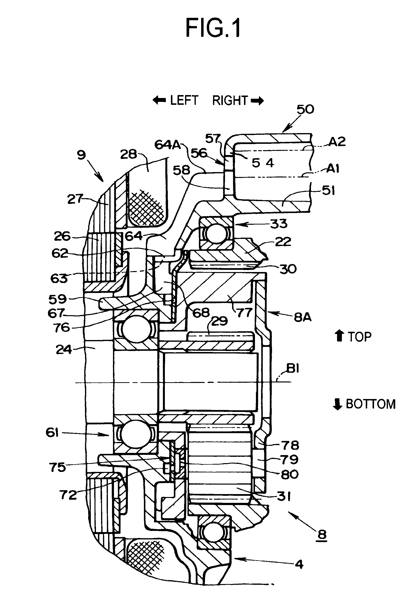 Oil feeding device