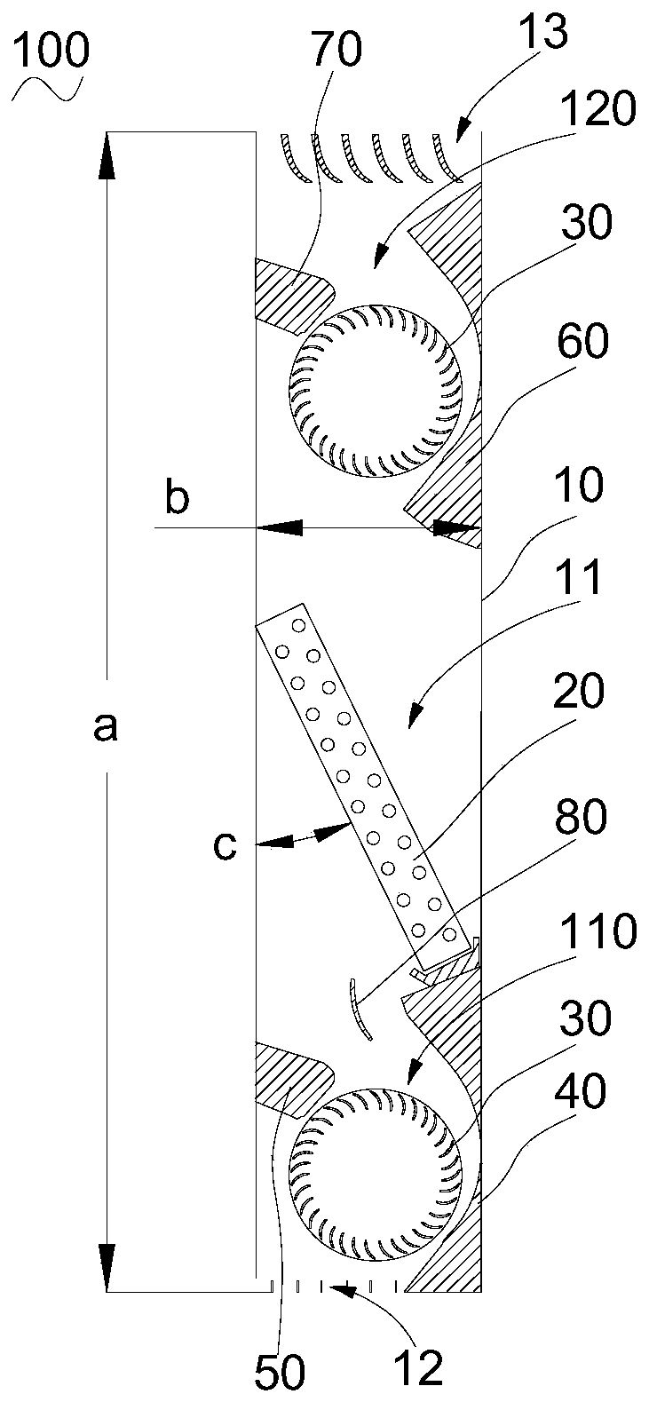 Fan coil and air conditioner provided with same