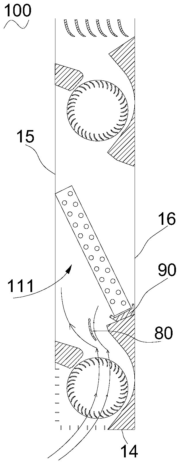 Fan coil and air conditioner provided with same