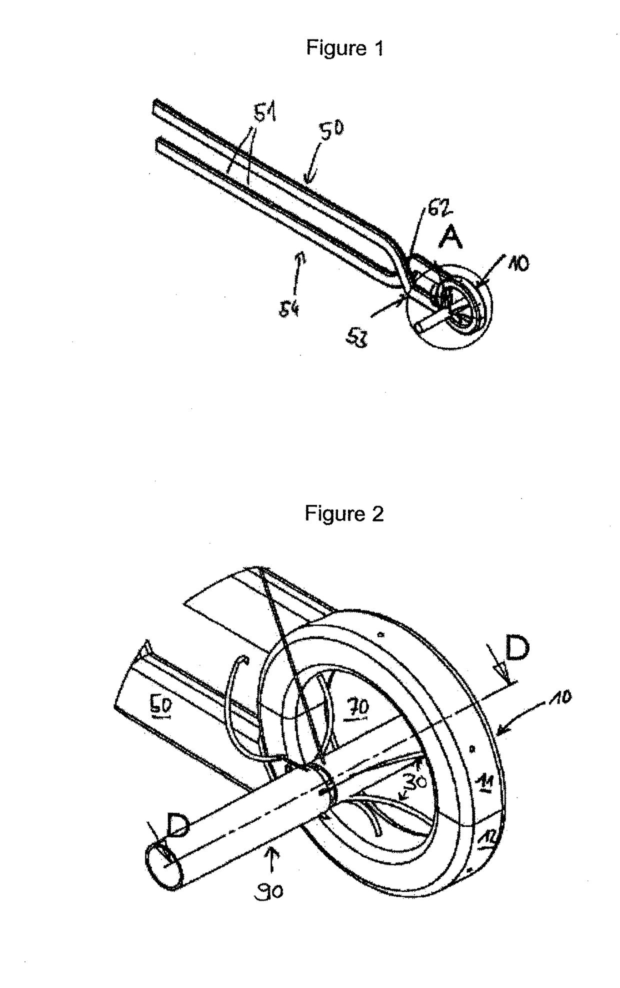 Device for communicably coupling a first and a second organ body