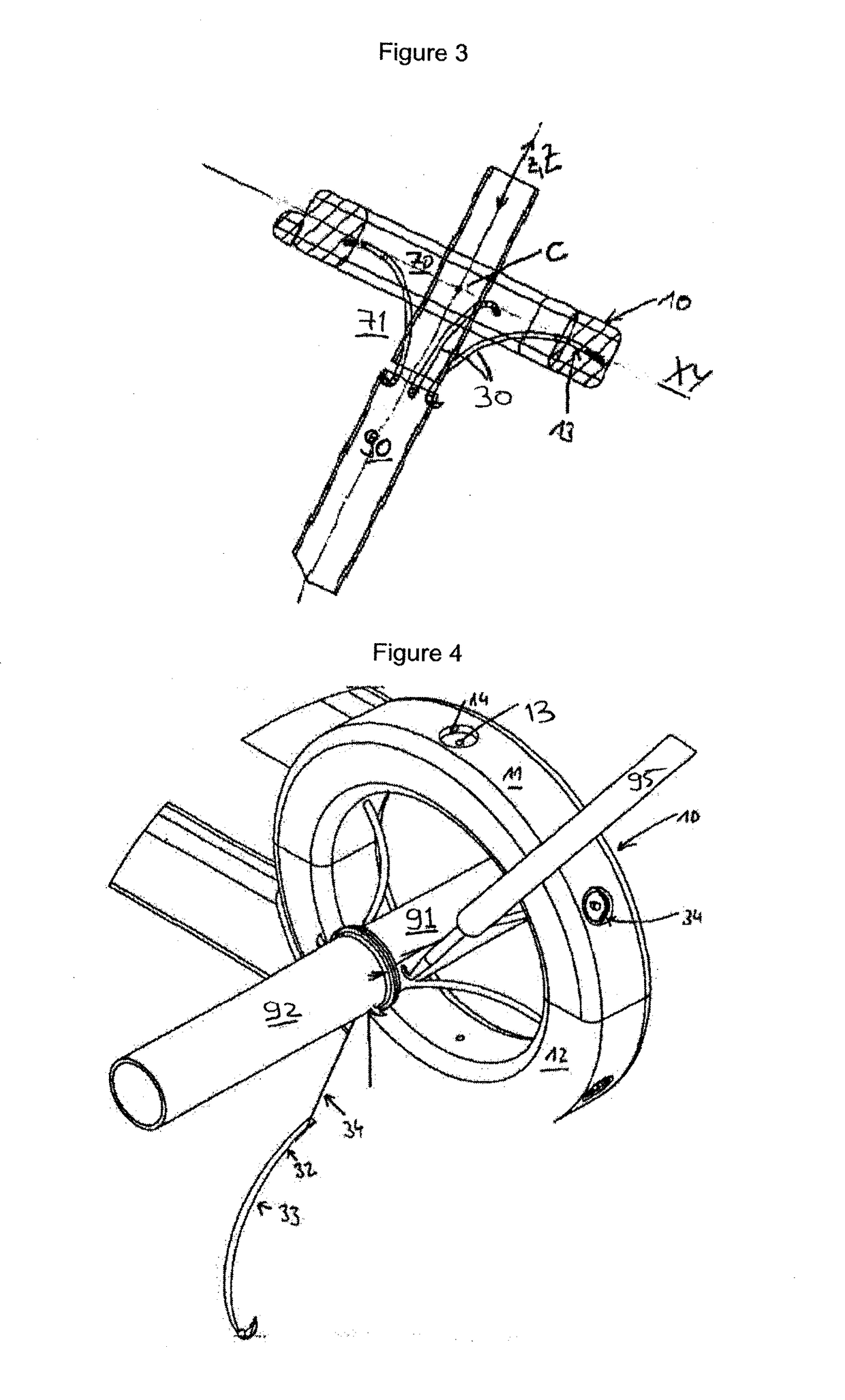 Device for communicably coupling a first and a second organ body