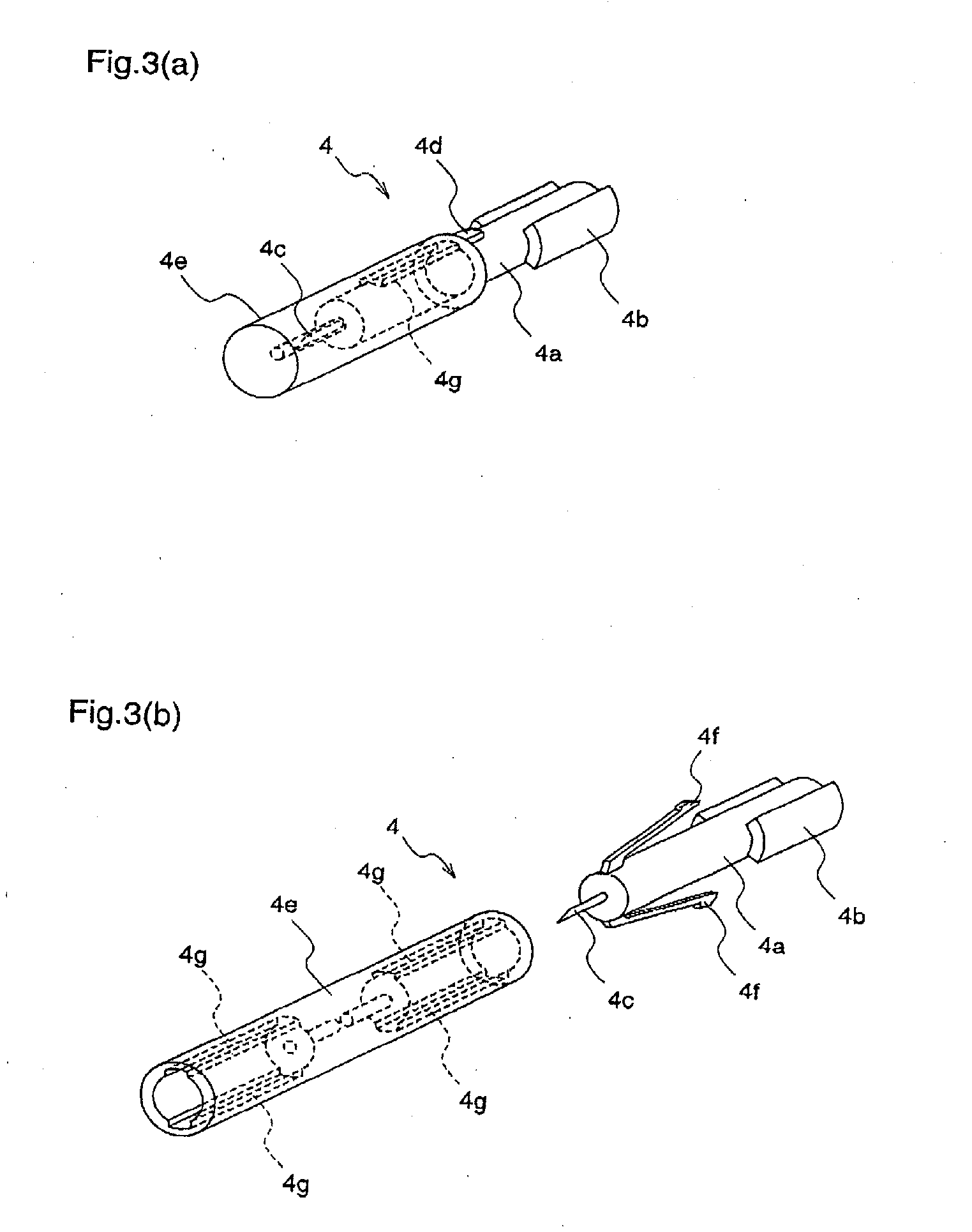 Lancet for blood collection and puncture needle unit