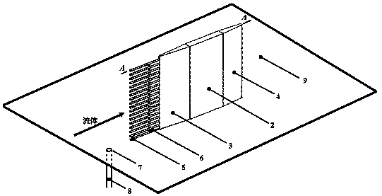 Experimental use multi-row pressure testing rake device