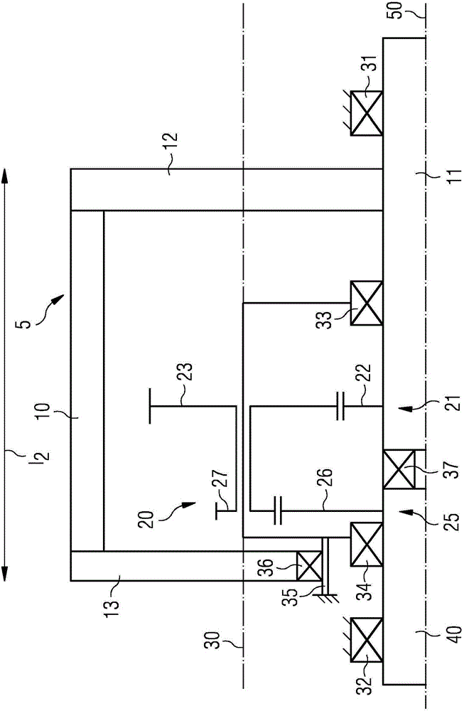 Drive device having an electrical drive machine