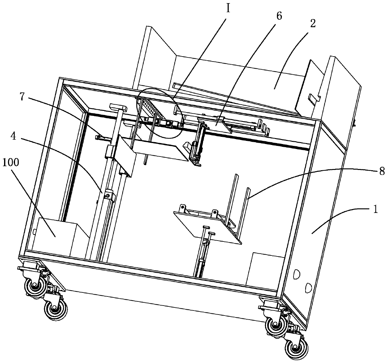 Circuit substrate transportation vehicle with dust removal function