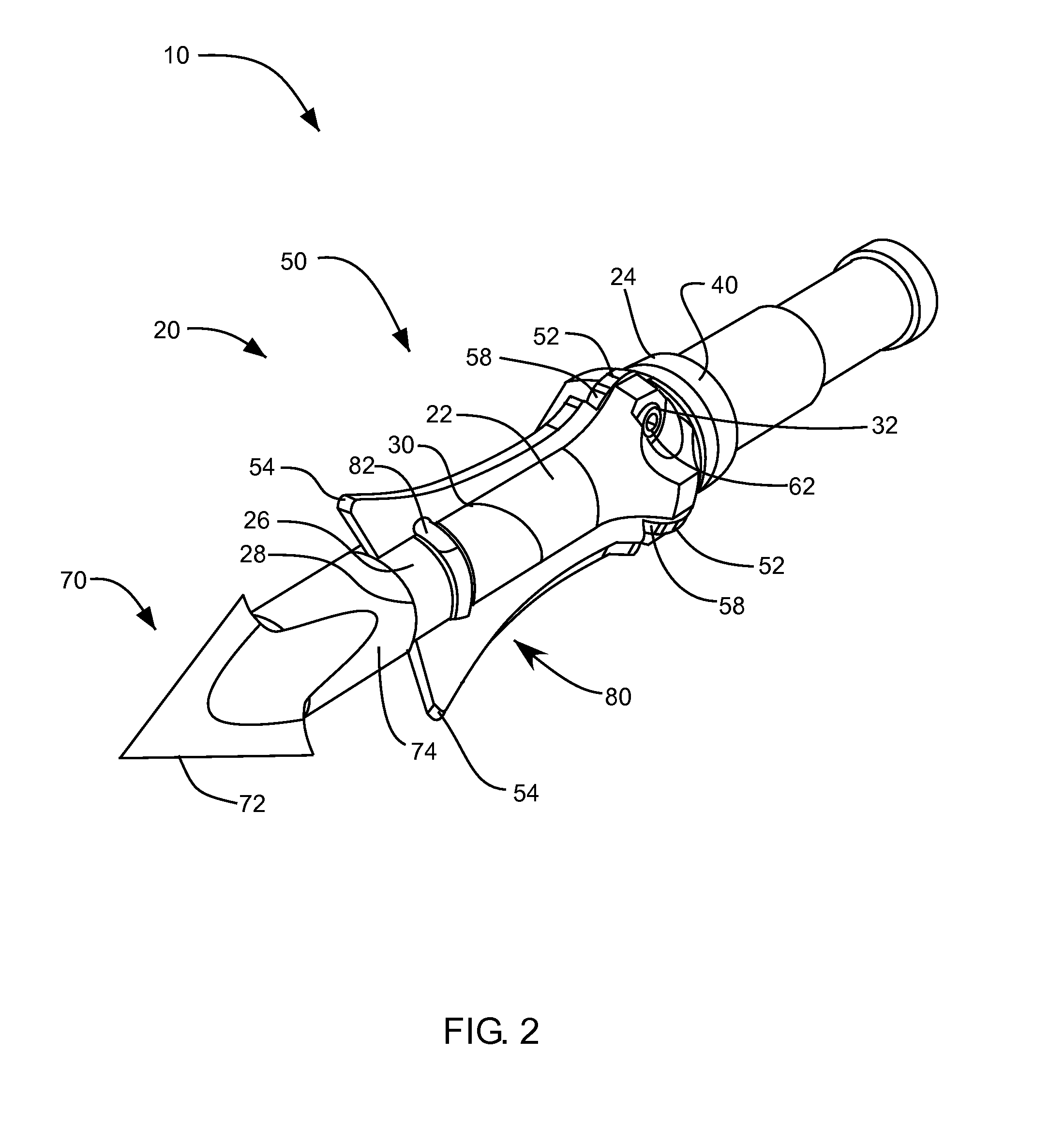 Broadhead arrow tip and associated methods