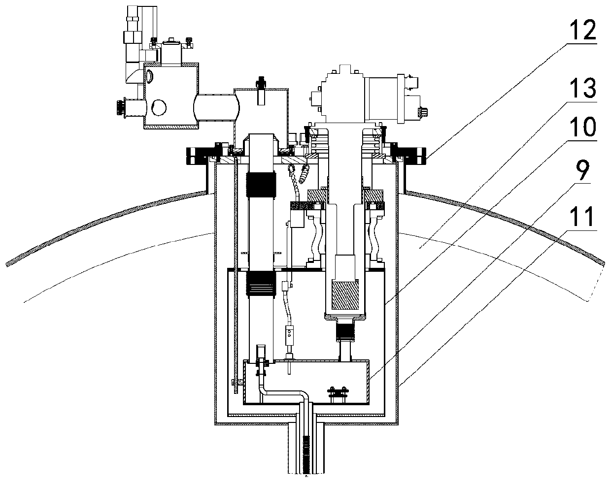 T-level high-field superconducting magnet system for space propulsion ground simulation environment