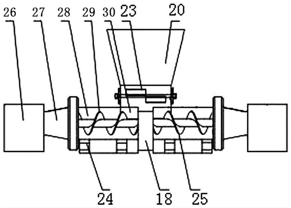 Processing center of straw expanded feed