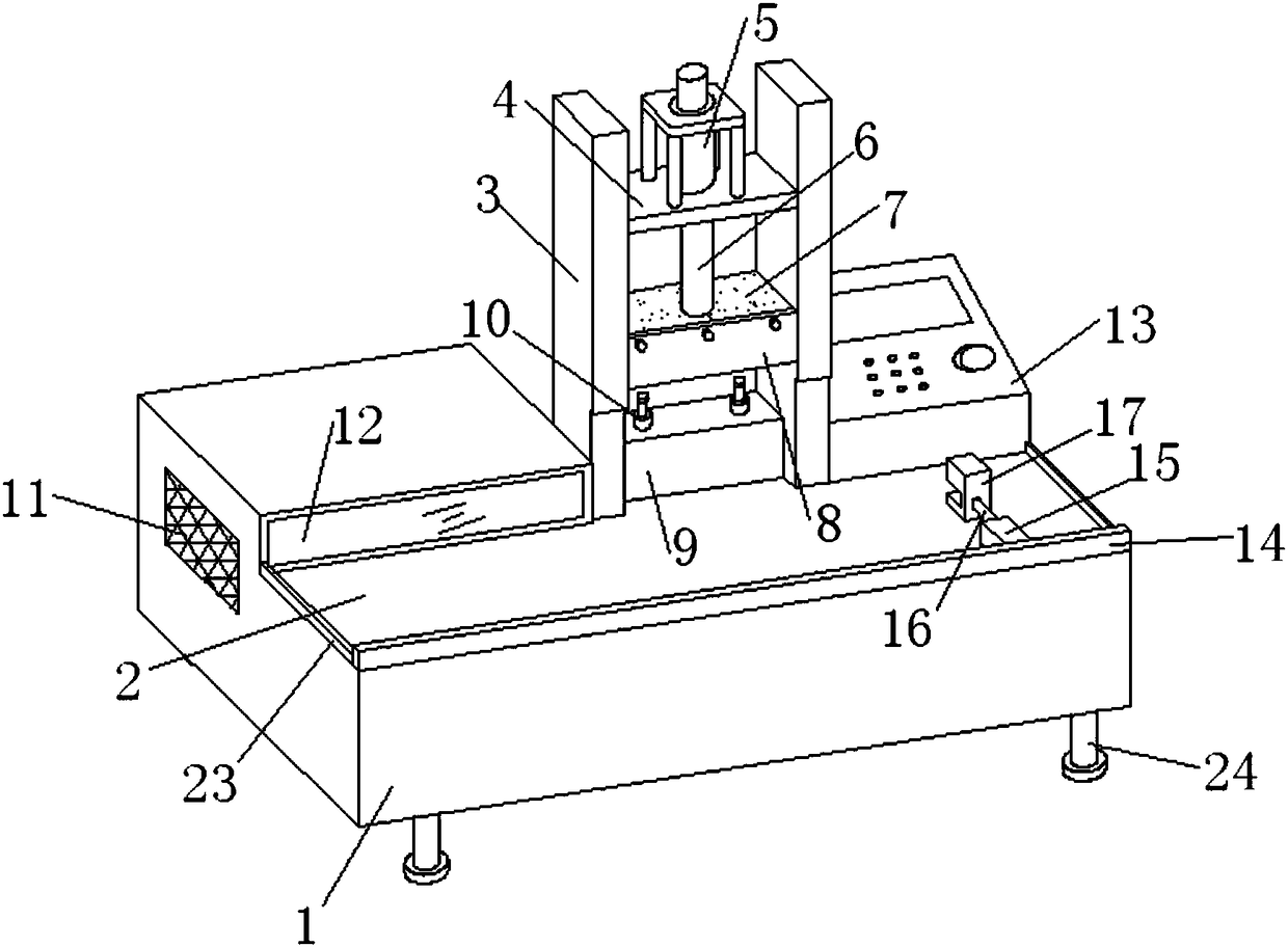 Lithium battery edge trimming device